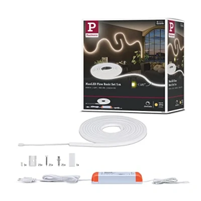 Afbeelding van Paulmann MaxLED Flow 70964 LED strip basisset Met connector (male) 24 V 5 m Warmwit 1 stuk(s)