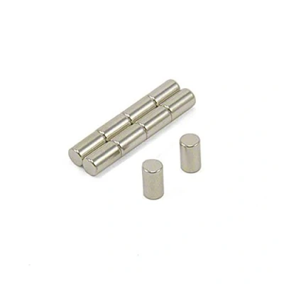 Afbeelding van Magnetastico® 40 neodymium magneten N52 staaf 4x7 mm koelkastmagneet magneetbord, permanente magneet, magneetstaaf, cilinder