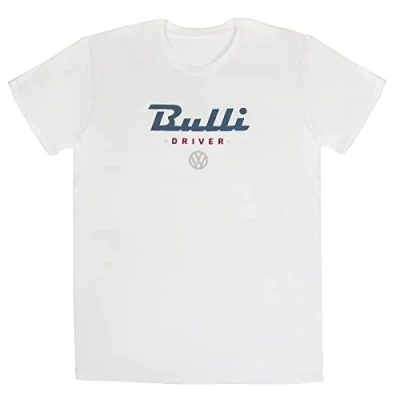 Afbeelding van BRISA VW T shirt heren, Bulli Driver/wit