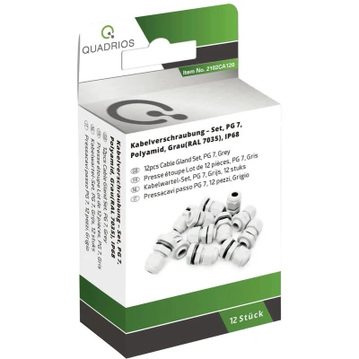 Afbeelding van Quadrios 2102CA120 Wartel assortiment PG7 PA66 Lichtgrijs 1 set(s)