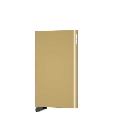 Afbeelding van Secrid Cardprotector Kaarthouder gold Dames portemonnee