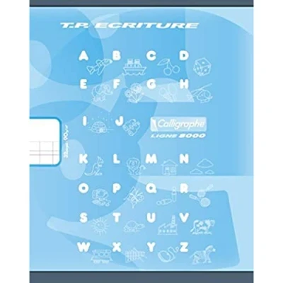 Image de Cahier piqures 17x22 32p dbl l3 i/v u 90g