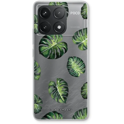 Afbeelding van Case Company® hoesje geschikt voor Xiaomi Redmi K70 Tropische bladeren Soft Cover Telefoonhoesje Bescherming aan alle Kanten en Schermrand