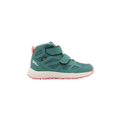 Afbeelding van Jack Wolfskin Woodland 2 Texapore Mid Vc K Wandelschoenen, uniseks, kinderen, Jade groen