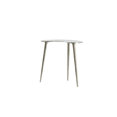 Afbeelding van Light &amp; Living Bijzettafel LINOS 53x30x48cm Zilver