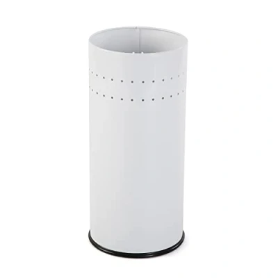 Afbeelding van VERSA Malena Parapluhouder voor entree, hal, slaapkamer, tuin, klein en modern, afmetingen (l x b b) 50 23 cm van metaal, wit