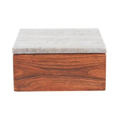Afbeelding van Present Time Bewaarbox Acacia Bruin hout