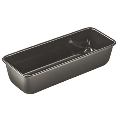 Afbeelding van Dr. Oetker Exclusieve bakvorm, 30 cm, cakevorm voor sappige cakes en deftige brood, broodbakvorm met emaille verzegeling (kleur: grijs bruin/crème), hoeveelheid: 1 stuk
