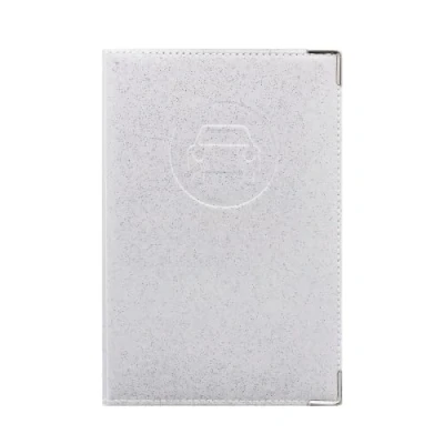 Afbeelding van Color Pop® Papierhouder voor de auto, gemaakt in Frankrijk, pvc, disco, Franse papieren, etui kentekenbewijs en rijbewijs, Disco Wit, klassiek