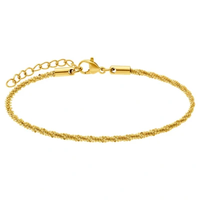 Afbeelding van Lucardi Essentials Armband, Dames, Maat: One Size, Gold