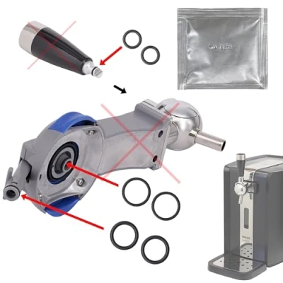 Afbeelding van Snapworld Kaffee Voordeelset O ringen voor Philips Perfect Draft HD3600 HD3610 HD3620 HD3720 biermachine met kraan , vat en greepafdichtingen + 3 g vet