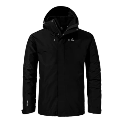 Afbeelding van Schöffel Doppel 3IN1 Style Okere Outdoorjas, Heren, Maat: 50, Schwarz