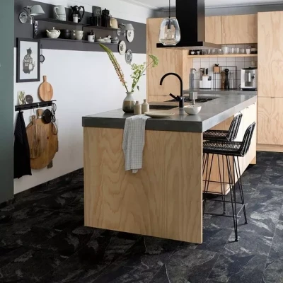 Afbeelding van 20% Korting In Showrooms Moduleo Lijm PVC ROOTS 0,55 EIR MUSTANG SLATE 70998CD Vloer Tegels Lab21