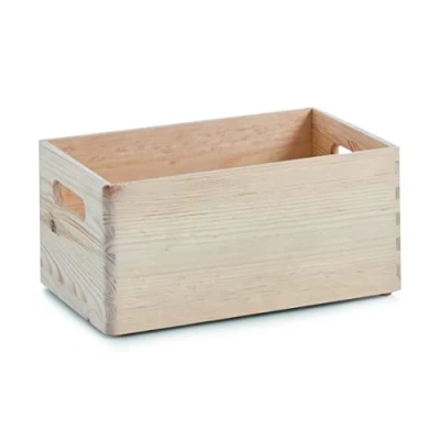 Afbeelding van 1x Houten kistje met inzettray en vakverdeling 30 x 20 cm Zeller Woonaccessoires Kantoorbenodigdheden Hobbybenodigdheden kisten vakken