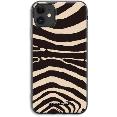 Afbeelding van Case Company® hoesje geschikt voor iPhone 11 Arizona Zebra Soft Cover Telefoonhoesje Bescherming aan alle Kanten en Schermrand