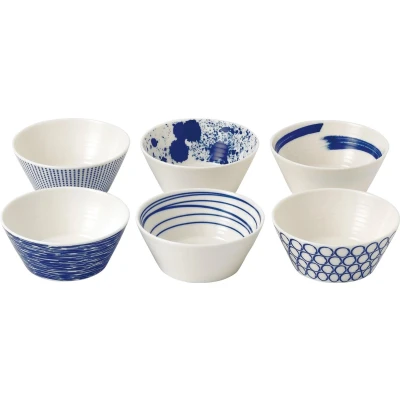 Afbeelding van Royal Doulton Pacific Kom 11 Cm Set Van 6 Blauw