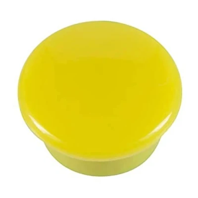 Afbeelding van Westcott Ac E10803 Magneet Geel Pak À 10St. Ø 15X8Mm, 100G