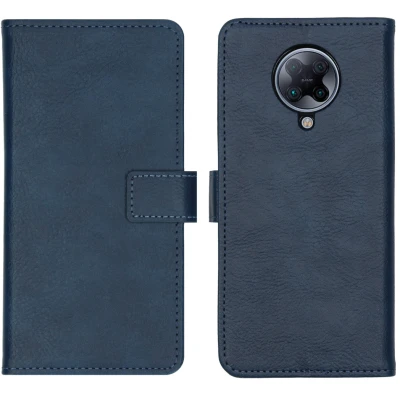 Afbeelding van iMoshion Hoesje Geschikt voor Xiaomi Poco F2 Pro Met Pasjeshouder Luxe Bookcase Donkerblauw