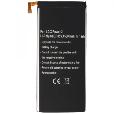 Afbeelding van Accu geschikt voor LG X Power 2, Li Polymer, 3.8V, 4500mAh, 17.1Wh, ingebouwd, zonder gereedschap