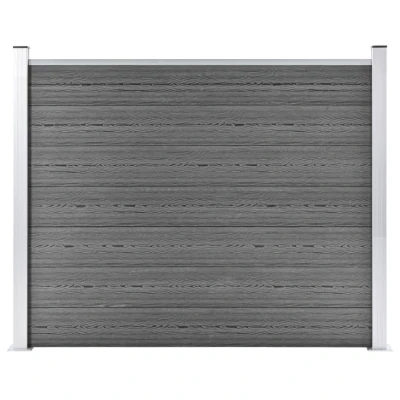 Afbeelding van Schuttingpaneel 180x146 cm HKC grijs