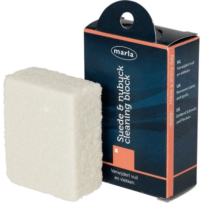 Afbeelding van Marla Suède en Nubuck Cleaning Block 12171 Wit, One Size Wit