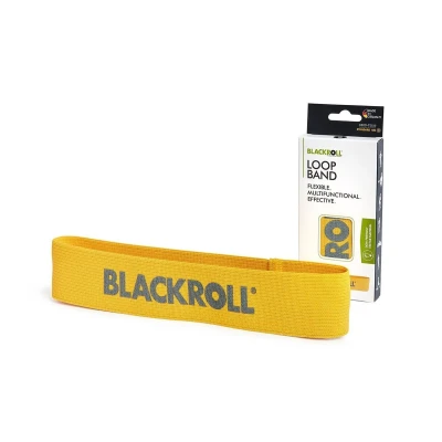 Afbeelding van Blackroll Loop Band Weerstandsband Zwart Textiel