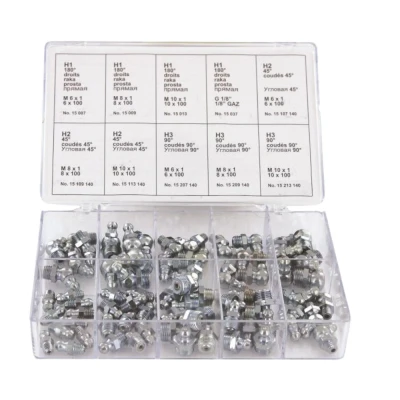 Afbeelding van Pressol Smeernippel assortimentsdoos, 70 delig 1 stuk(s)