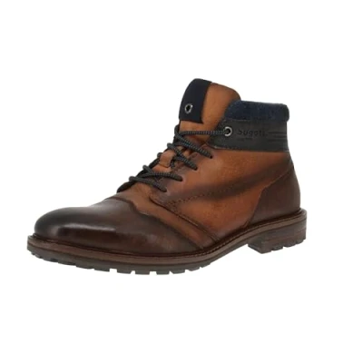 Afbeelding van Bugatti Masat Comfort Veterschoenen Hoog cognac Maat 46