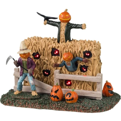 Afbeelding van Spooky Town Scarecrows Met Licht