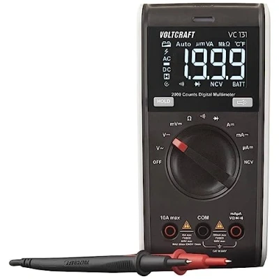 Afbeelding van VOLTCRAFT VC131 Multimeter Digitaal CAT III 600 V Weergave (counts): 2000