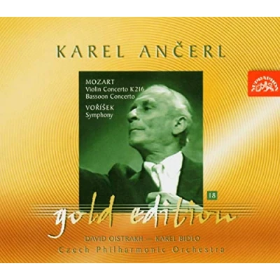 Afbeelding van David Oistrach, Karel Bidlo, Czech Philharmonic Orchestra Ancerl Gold Edt. 18: Violin Concert (CD)