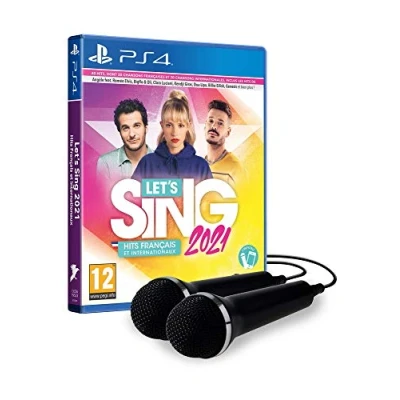 Image de Let’s Sing 2021 + 2 Microphones : Hits Français et Internationaux PS4