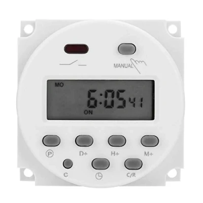 Afbeelding van Timer Schakelaar 12 Volt Digitale Tijdschakelaar L701 CN101a DC 12v Mini LCD Microcomputer Voeding