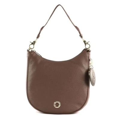 Afbeelding van MANDARINA DUCK Leren Schoudertas Mellow Leather Hobo Balsamic Bruine
