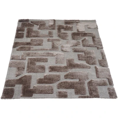 Afbeelding van Veer Carpets Vloerkleed Liana Bruin 240 x 340 cm