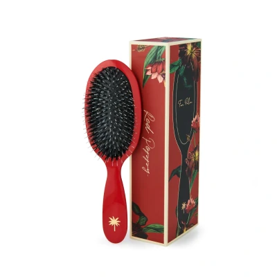 Afbeelding van Fan Palm Hair Brush Red Poppy Medium