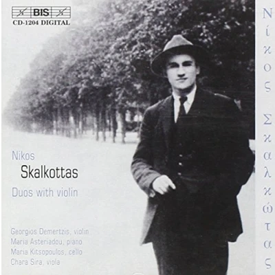 Afbeelding van Georgios Demertzis, Maria Asteriadou, Kitsopoulos, Chara Sir Skalkottas: Duos With Violin (CD)
