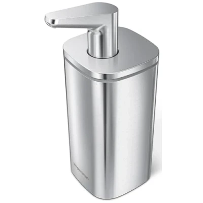 Afbeelding van Simplehuman Zeepdispenser Pulse Handpomp RVS 295 ml Silver / Stainless Steel