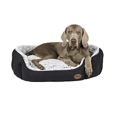 Afbeelding van Nobby Comfortbed Ovaal Cacho Donkergrijs 86 x 70 24 cm
