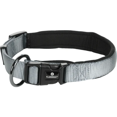 Afbeelding van Flamingo Abbi Halsband Honden Grijs S 40 45cm 20mm 1st 133309