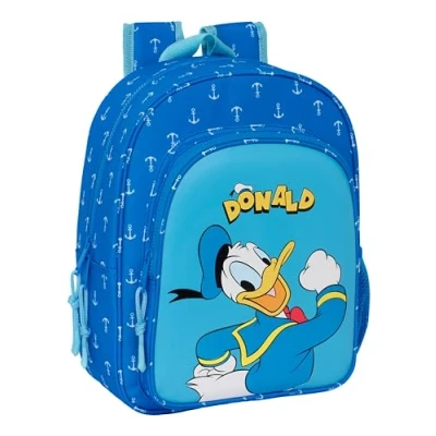 Afbeelding van Schoolrugzak Donald Blauw 26 x 34 11 cm