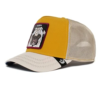 Afbeelding van Goorin Bros Trucker NEP LIFE Sleepy Pet, Heren, Maat: One Size, Gelb