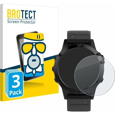 Afbeelding van BROTECT Screenprotector voor Garmin fenix 5 (47 mm) / Plus Folie Beschermfolie Beschermglas matte (3 Stuks)