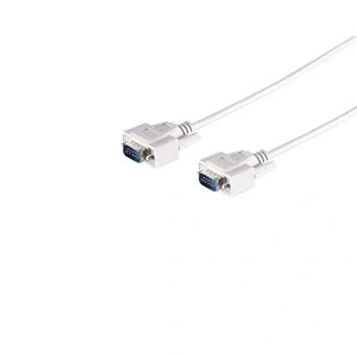 Afbeelding van Seriële RS232 kabel 9 pins SUB D (m) / gegoten connectoren 1,8 meter