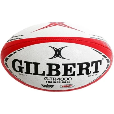 Image de Gilbert Ballon de Rugby D&#039;entraînement G TR4000 Rouge Taille 4