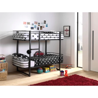 Afbeelding van LUCEVI Oscar stapelbed 90x200cm Zwart