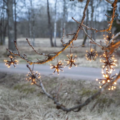 Afbeelding van Lichtgordijn Cortina LED 2 m 130 lampjes warm wit licht