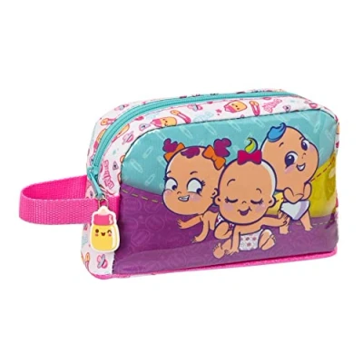 Afbeelding van Thermische Snacktas The Bellies 21.5 x 12 6.5 cm Paars Turkoois Wit