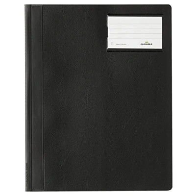Afbeelding van Snelhechter Durable A4 PVC etiketvenster zwart