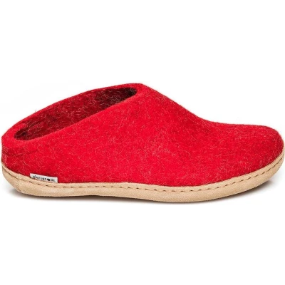 Afbeelding van Glerups OPEN Muiltjes, Maat: 38, Red Wol
